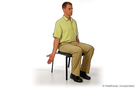 Chest expansion stretch for ankylosing spondylitis Chest expansion stretch for ankylosing spondylitis