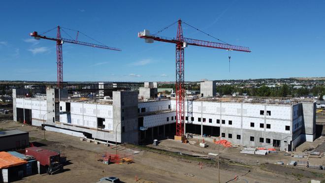 Dawson Creek hospital construction