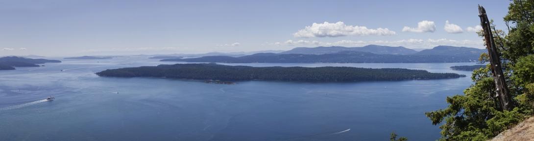 Gulf Islands, ocean view 