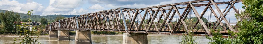 bridge over river near Quesnel